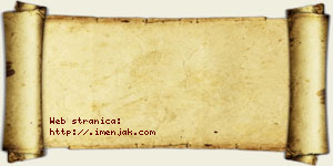 Danijela Dačić vizit kartica